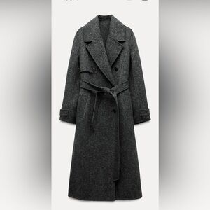 New Zara Wool trench
